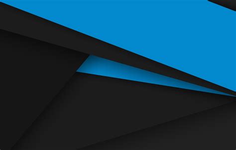 Wallpaper Line Blue Black Android Geometry Images For Desktop