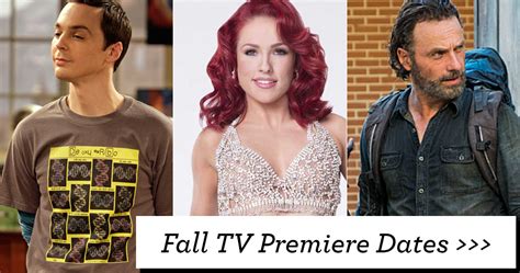 Fall 2017 Tv Premiere Date Schedule When Your Favorite Show Is Coming