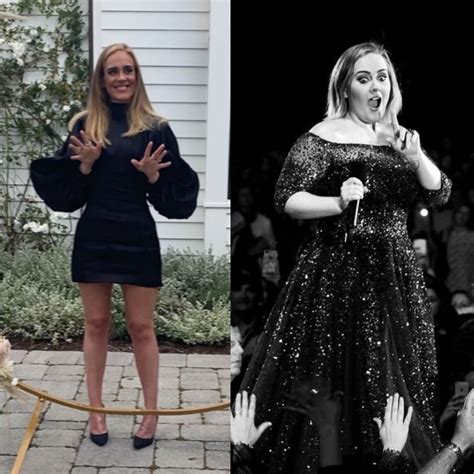 I know i look really, really different since you last. Adele displays dramatic weight loss in viral Instagram ...