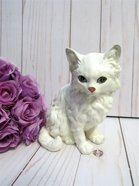 Collectible Porcelain Cat Figurine