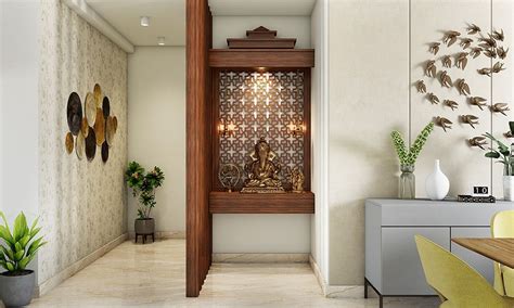 Pooja Room Wall Unit Interior Designs For Your Home Designcafe
