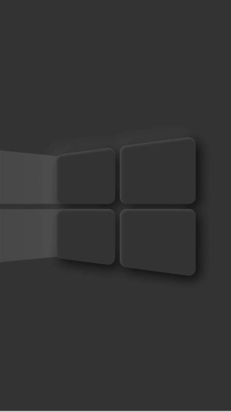 480x854 Windows 10 Dark Mode Logo Android One Mobile Wallpaper Hd Hi