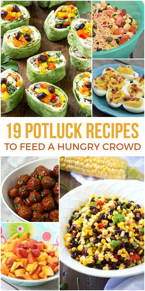 It's a no cooking sweets / dessert made in minutes. 19 Potluck Recipes to Feed a Hungry Crowd - Glue Sticks ...