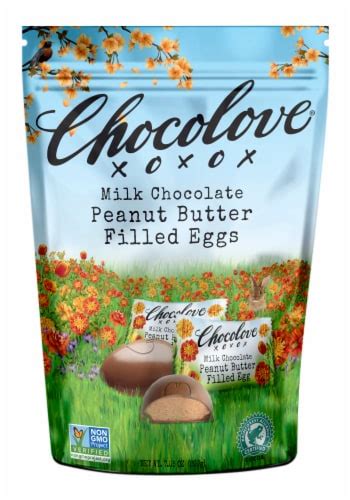 Chocolove® Milk Chocolate Peanut Butter Filled Easter Eggs 705 Oz