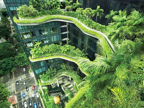 Singapore Hotel Parkroyal On Pickering Urban Architecture Biophilic