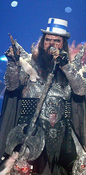 Lordi is a finnish hard rock and melodic heavy metal band, originally formed in 1992 by the band's lead singer, songwriter, visual art designer and costume maker. MAXINE: "Mr. Lordi" At Eurovision 2006 - Athens, Greece