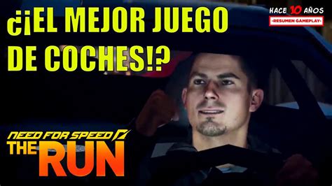 Need For Speed The Run 🚗 ¿¡el Mejor Juego De Coches Resumen Gameplay Español Youtube