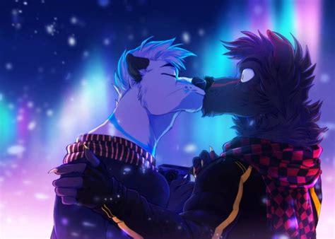 [ light my heart up ] by ronkeyroo furry couple anthro furry furry art