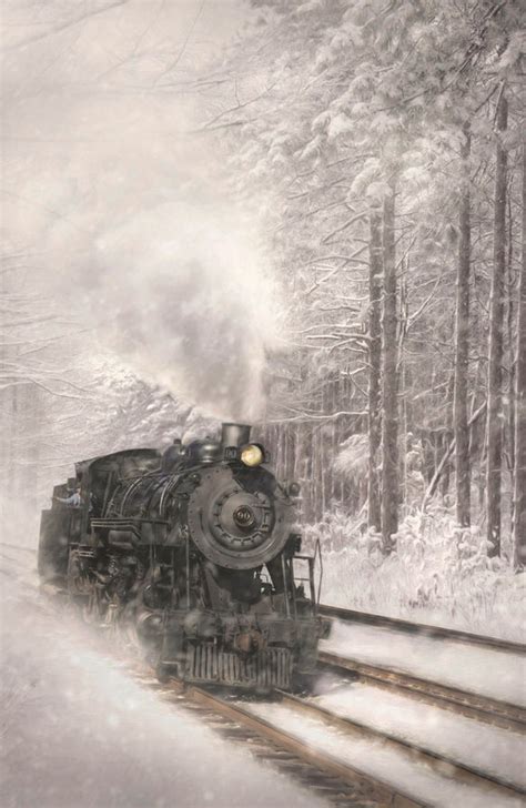 Snowy Locomotive Is A Photograph By Lori Deiter Steam Locomotive