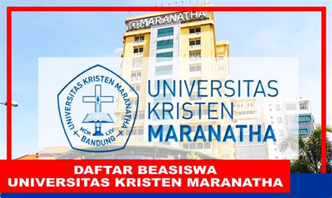 Beasiswa Universitas Kristen Maranatha Tahun 20232024 Idbeasiswa