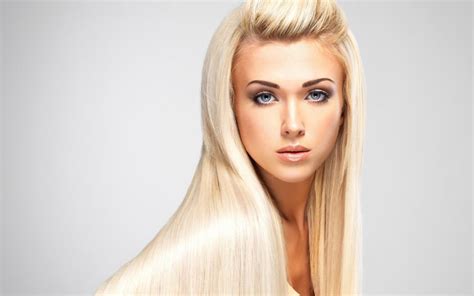 Fashion Blonde Girl Long Hair Makeup 2k Wallpaper Middle Size Swank Salon