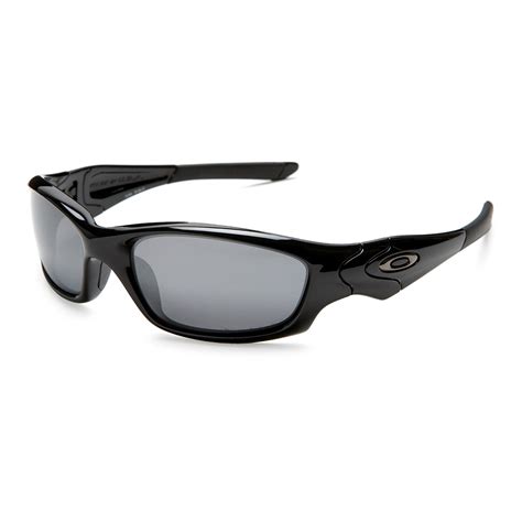 Oakley Straight Jacket Black Iridium Polarized Sunglasses Polished Black Black Iridium