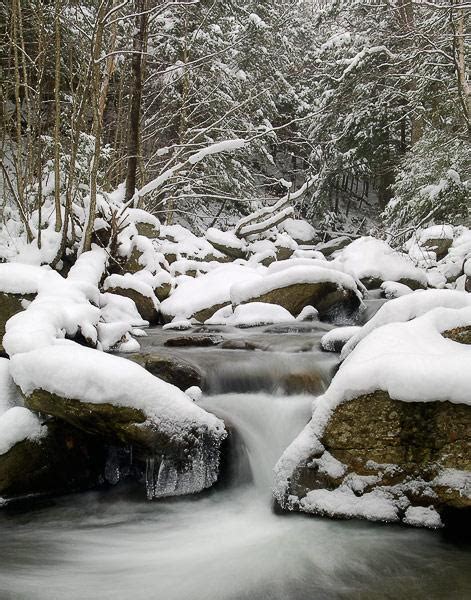 Snowy Stream New England