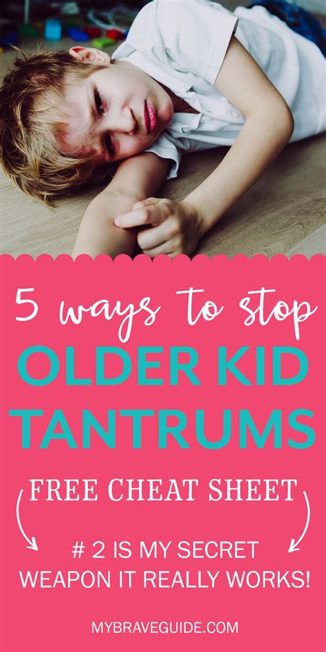 5 Ways To Stop Older Kid Tantrums Part 2 In 2020 Tantrum Kids