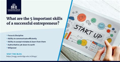 What Are The 5 Important Skills Of A Successful Entrepreneur Cit