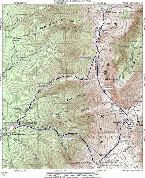 Mount Jefferson And Mount Washington Day Hike