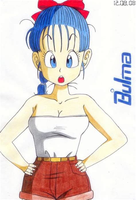 Worson2009 Bulma Dragon Ball 1girl O Aqua Hair Bare Shoulders Belt Blue Eyes Blue Hair