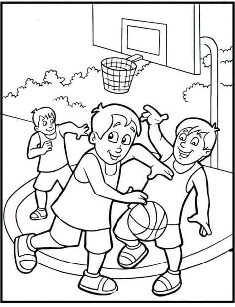 Free Printable March Madness Coloring Pages