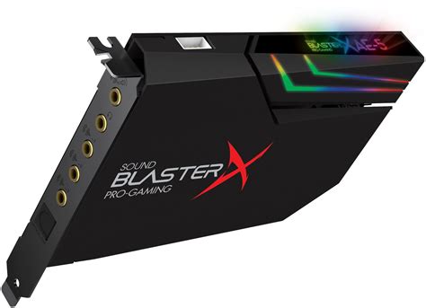 Sound BlasterX AE-5 RGB PCIe Gaming Soundcard