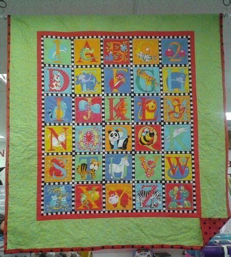 Studio e rainbow dragon digital alphabet 24 panel ecru. Alphabet panel, easy to add borders and quilt! | Alphabet ...