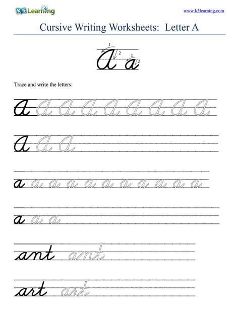 Rated 4.75 out of 5 based on 4 customer ratings. Tracing Cursive Letters Worksheets Free ...