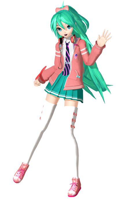 Hatsune Miku Ribbon Girl Module Minecraft Skin