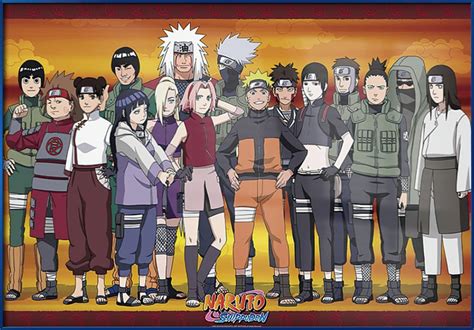 Naruto Shippuden Framed Manga Anime Tv Show Poster All Characters