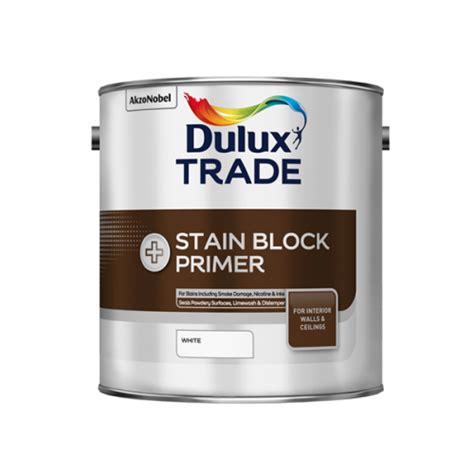 Грунтовка Dulux Stain Block Plus для блокировки старых пятен белая 1л
