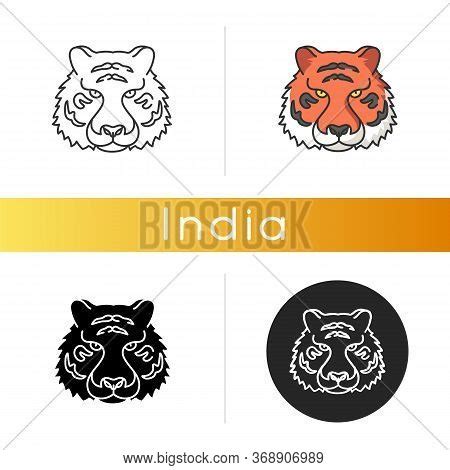 Bengal Tiger Icon Vector Photo Free Trial Bigstock