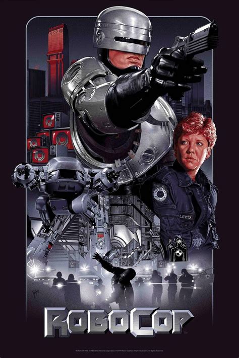 Nancy Allen Movie Poster Art Movie Art Blade Runner Grey Matter Art Robocop Classic Sci