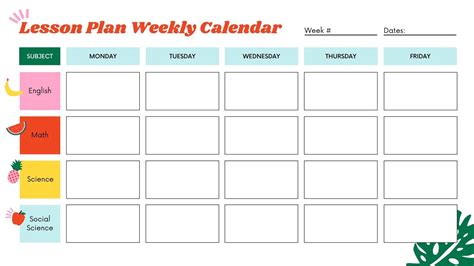 Free Weekly Blank Calendar Template Printable Blank Yearly Calendars