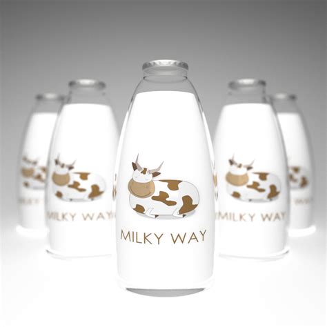 Artstation Milk Bottle Design