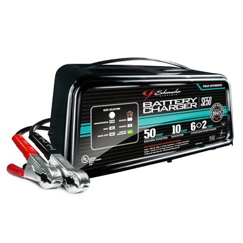 Schumacher Electric 50 Amp 12 Volt Car Battery Charger In The Car