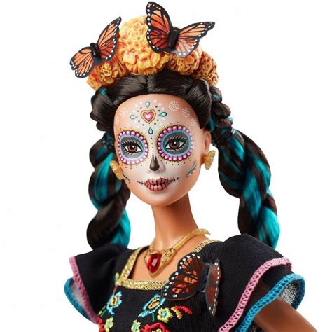 Barbie Dia De Los Muertos Day Of The Dead Mexican Doll Barbie Dia De