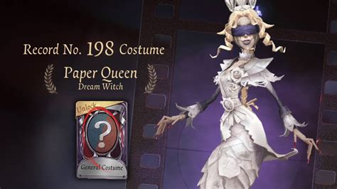 Babitamapan Used An Unlock Card For The Paper Queen Skin Identity V