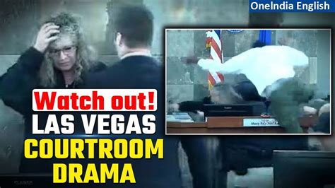 Viral Video Judge In Las Vegas Attacked By Man One News Page Video