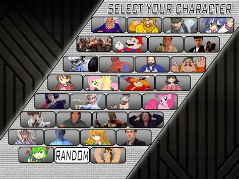 Smash Bros Lawl Character Select Screen By Gamingfan On Deviantart