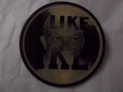 VINTAGE I Like Ike Button Flasher Pin Back Political Campaign Button Antique Price Guide