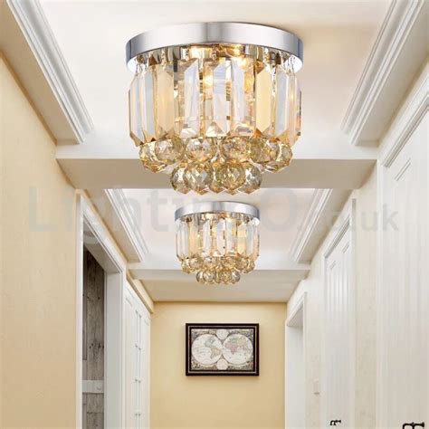 Since the fixtures themselves will. Modern Crystal Flush Mount Ceiling Lights Hallway Balcony ...