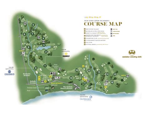 Waialae Country Club Honolulu Hawaii Golf Course Information And