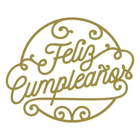 Png Y Svg De Feliz Cumpleanos Con Fondo Transparente Para Descargar