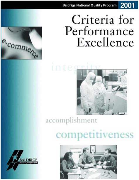 Pdf Criteria For Performan E Excellence Dokumentips