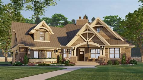 Lakeview Cottage House Plan Craftsman Plans House Pla