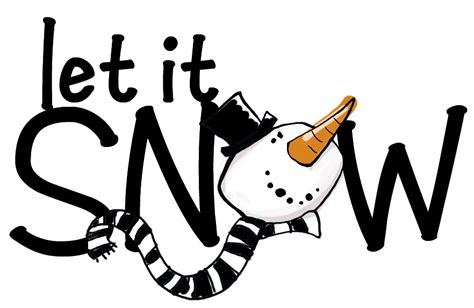 Let It Snow Clipart Free Image Download