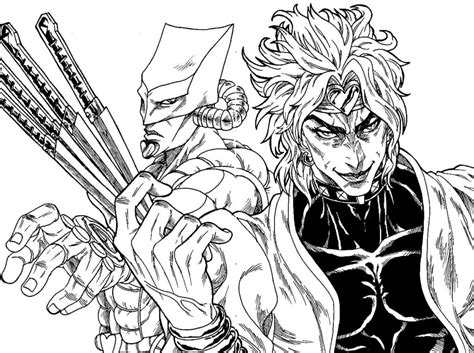 Jojos Bizarre Adventure Coloring Pages Wonder Day — Coloring Pages