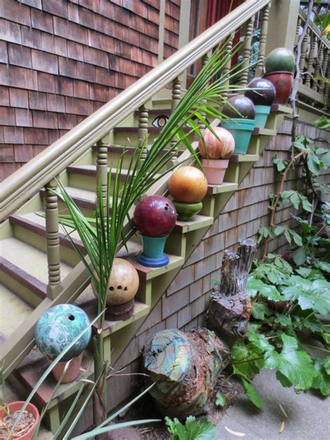 Pin By Kim Pearson On Recycled Repurposed Bowling Ball Garden