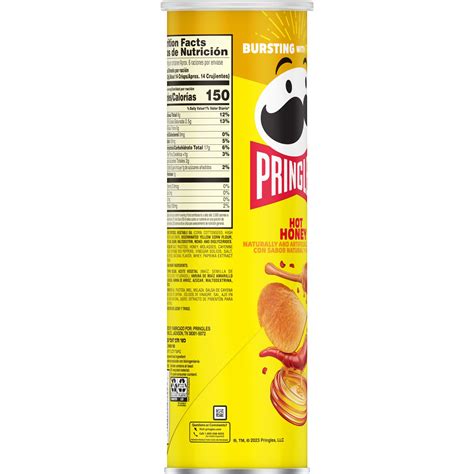 Pringles Hot Honey Potato Crisps Chips 55 Oz