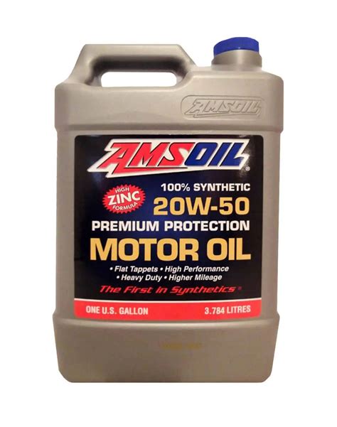 Amsoil Premium Protection 20w 50 Synthetic Motor Oil High Zinc Aro1g