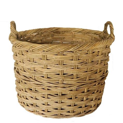 Chunky Rattan Basket By Idyll Home