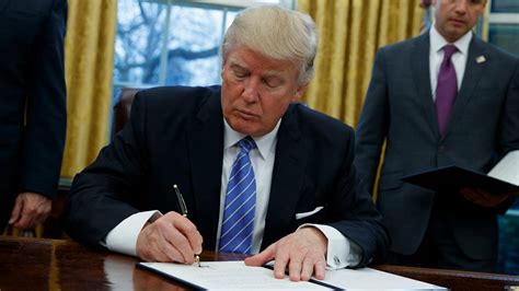 Trump Signs Executive Order Withdrawing Us From Tpp Trade Deal Fox News